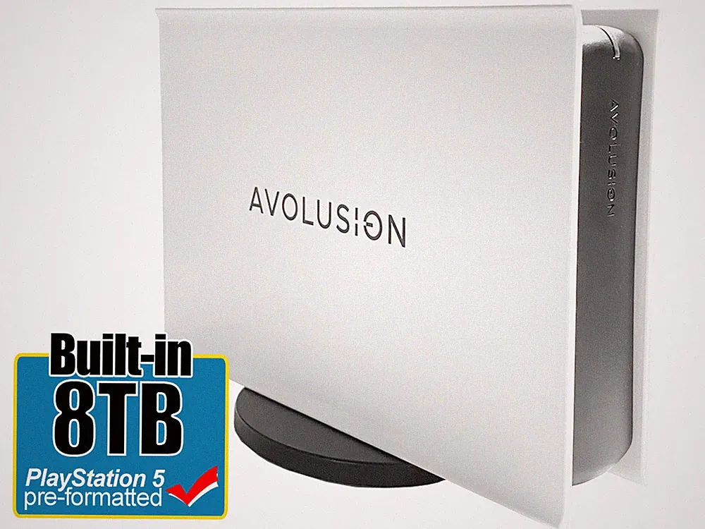 Avolusion PRO-5X 8TB USB 3.0 External Gaming Hard Drive for PS5 Game Console