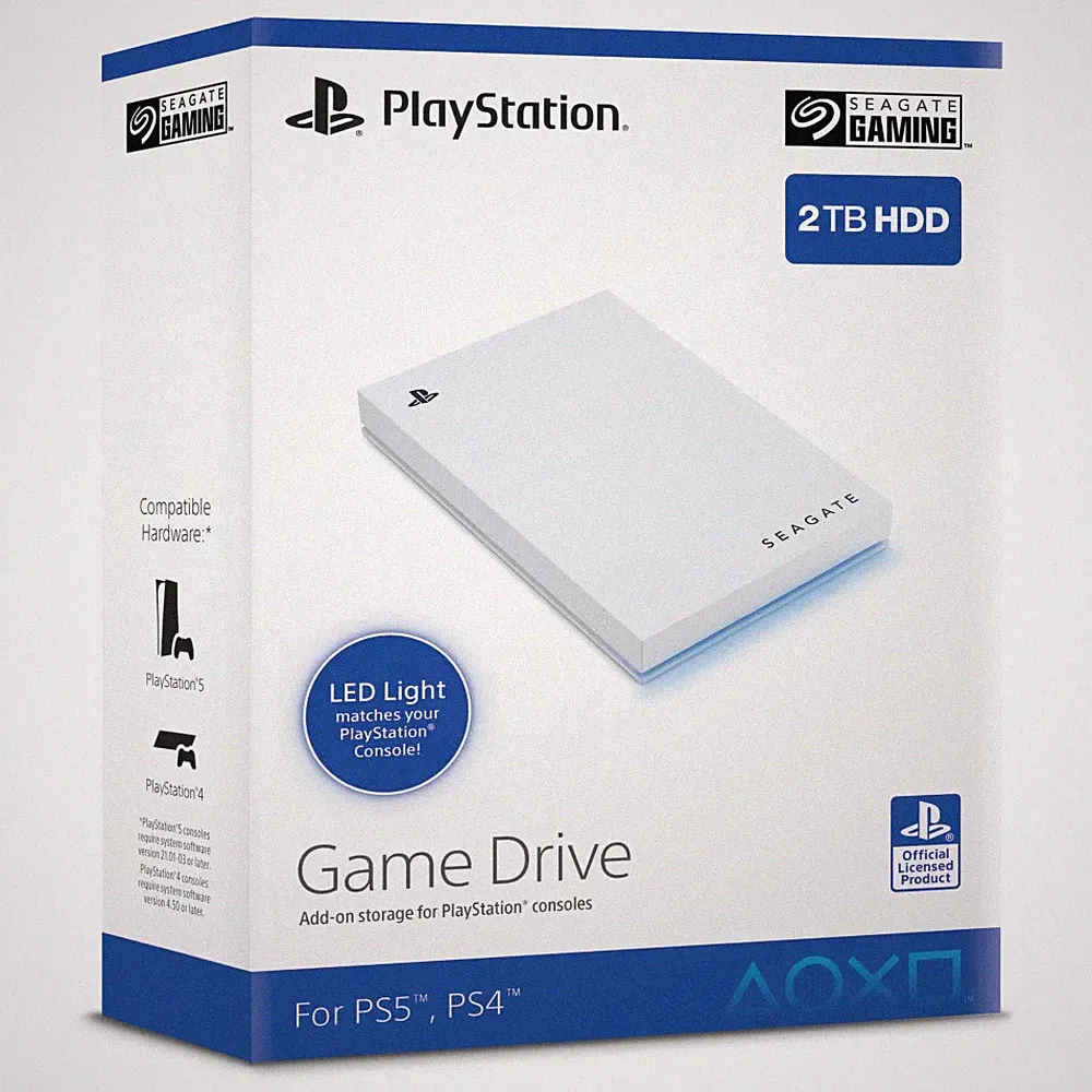 Seagate Game Drive for PS5 2TB External USB 3.0 Portable Hard Drive - Brand New