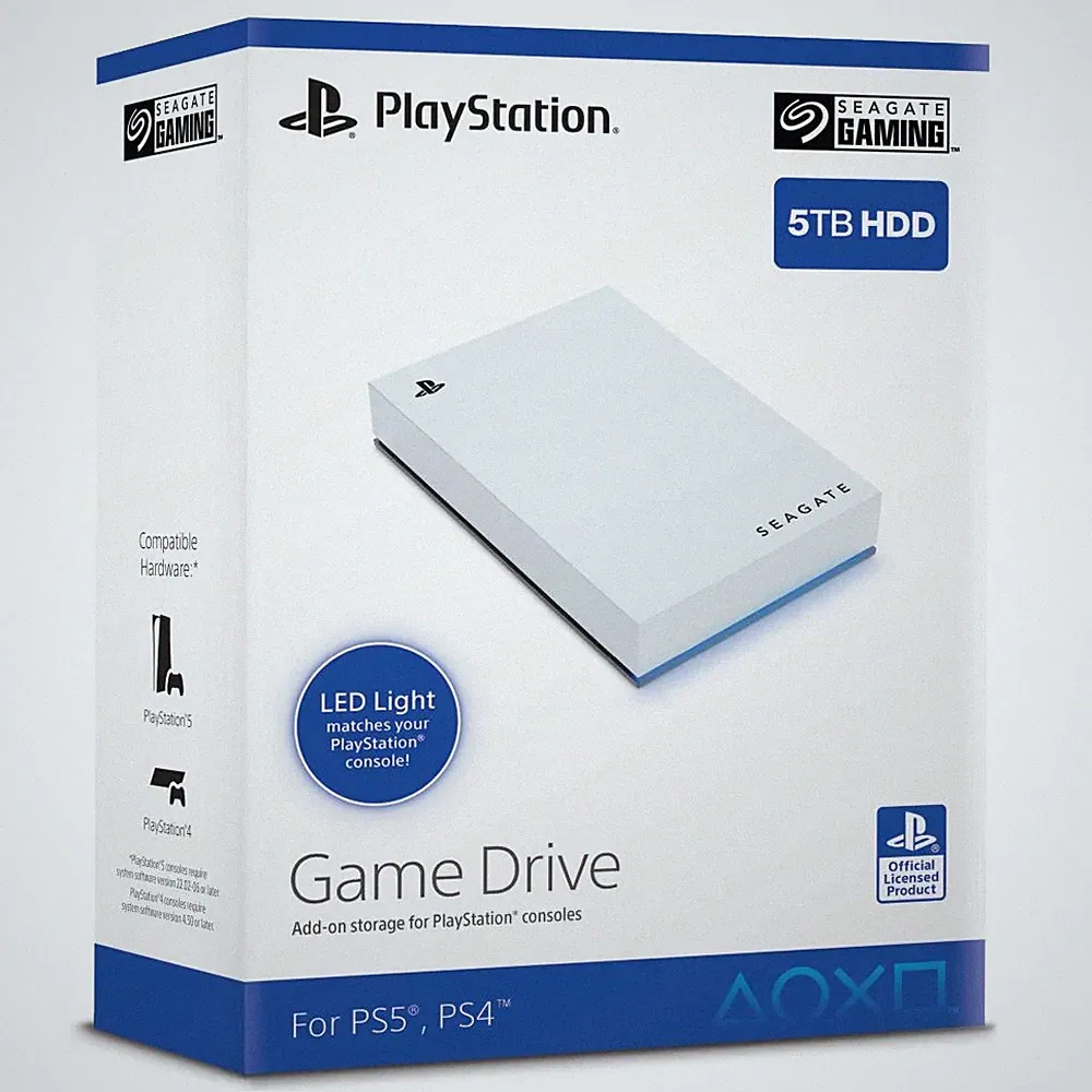 Seagate Game Drive for PS5 5TB External USB 3.0 Portable Hard Drive - Brand New